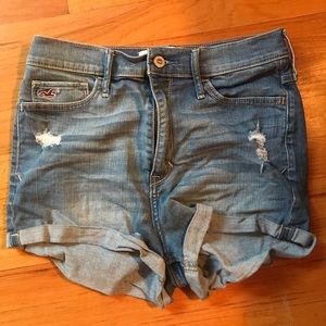 High Waisted Jean Shorts Size 7